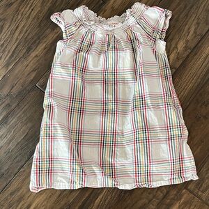 Hanna Andersson Multicolor Plaid Kids Casual Dress